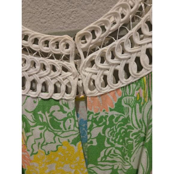 Lilly Pulitzer Women's S Jillie Floral Swing Dress Multicolor Short Spring - Picture 8 of 10